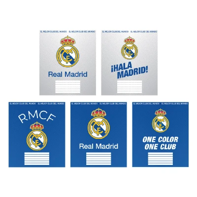 Зошит 12 арк., лінія, софт тач + УФ лак, Real Madrid RL26-234 Kite