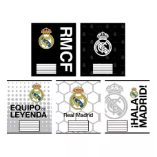 Зошит 18 арк., лінія, софт-тач + УФ лак, Real Madrid RL26-237 Kite