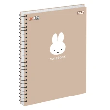 Зошит для записів А4 80арк. кліт., од.спіраль, Miffy 152271 YES