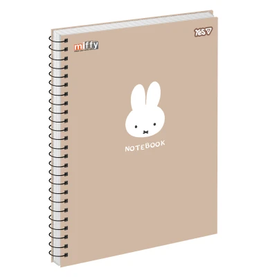 Зошит для записів А4 80арк. кліт., од.спіраль, Miffy 152271 YES