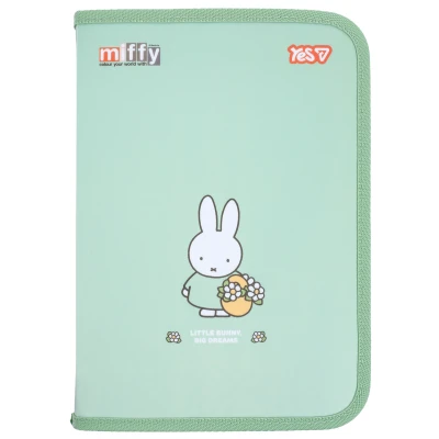Папка для зошитів пласт. на блискавці В5 Miffy 492406 YES