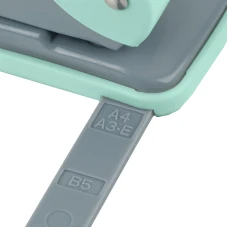 Діркопробивач Welle-2 з пласт.верх, 20 арк, Pastelini, мятний, 3820-18-A