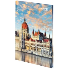 Книга записна А4-, 203*273 мм,96арк., кліт., City, Budapest, 8425-8-A