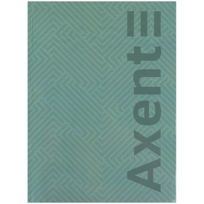 Книга записна А4-, 203*273 мм, 96арк., кліт., Pattern, бірюз., 8425-3-A
