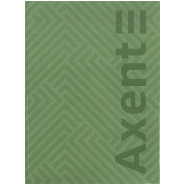 Книга записна А4-, 203*273 мм, 96арк., кліт., Pattern, зелена, 8425-1-A