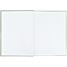 Книга записна А4-, 203*273 мм, 96арк., кліт., Pattern, зелена, 8425-1-A