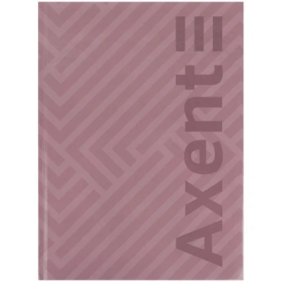 Книга записна А4-, 203*273 мм, 96арк., кліт., Pattern, рожева, 8425-4-A
