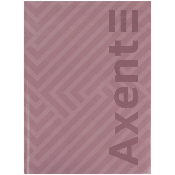 Книга записна А4-, 203*273 мм, 96арк., кліт., Pattern, рожева, 8425-4-A