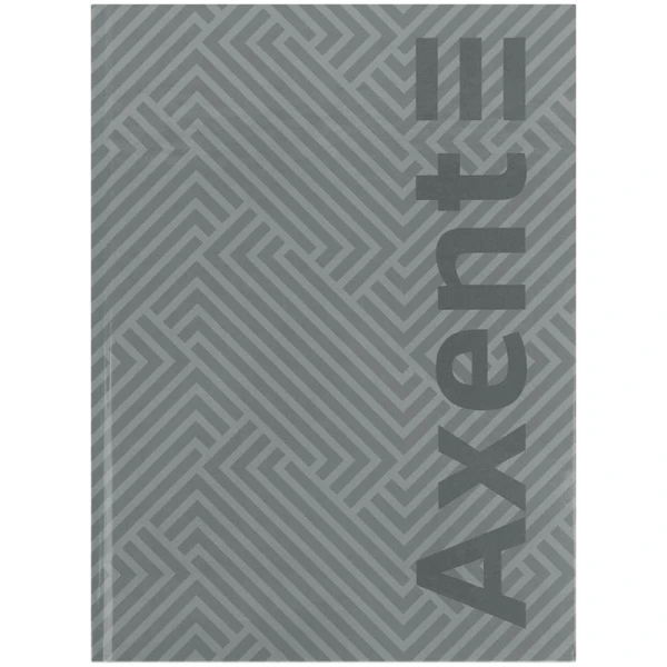 Книга записна А4-, 203*273 мм, 96арк., кліт., Pattern, сіра, 8425-2-A