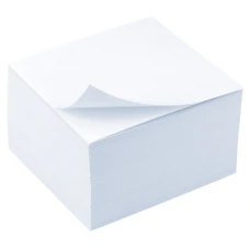 Папір для нотаток Elite White 90х90х90мм, непроклеєний, 8047-A