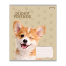 Зошит А5/12 арк коса 1В Puppy friends, 768778