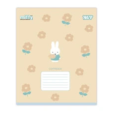 Зошит А5/12 арк коса YES Miffy Flowers, 768710