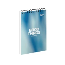 Зошит для записів А6, 80арк. кліт., од.спіраль, Good Things 152496 YES