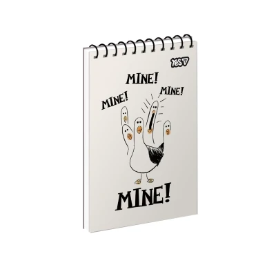 Зошит для записів А6, 80арк. кліт., од.спіраль, Mine! Mine! Mine! 152475 YES