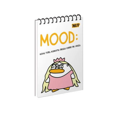 Зошит для записів А6, 80арк. кліт., од.спіраль, Mood 152477 YES