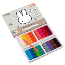 Пластилін YES Miffy, кор., стек, 16 кол, 320г, 540720