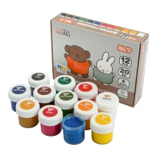 Фарби гуашеві Miffy 12 кол. 20 мл., 230446 YES