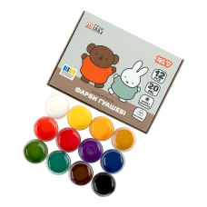 Фарби гуашеві Miffy 12 кол. 20 мл., 230446 YES