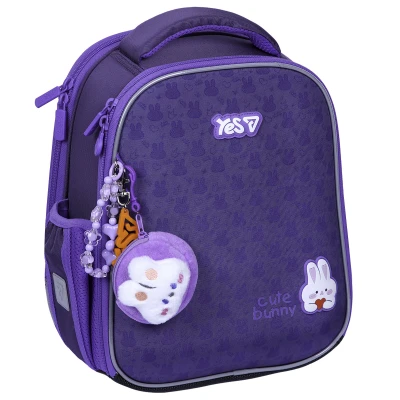 Рюкзак шкільний каркасний YES H-100S Cute Bunny 35х28х15см., 550199