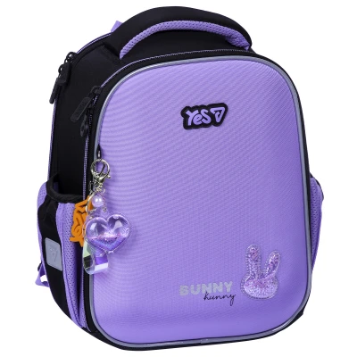Рюкзак шкільний каркасний YES H-100S Shiny Bunny 35х28х15см., 550204