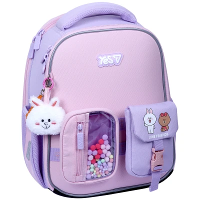Рюкзак шкільний каркасний YES H-100S Line Friends Always Together 35х28х15см., 550209