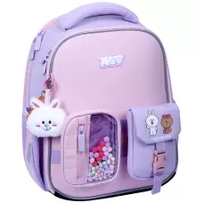 Рюкзак шкільний каркасний YES H-100S Line Friends Always Together 35х28х15см., 550209