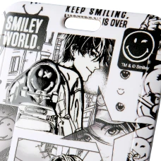 Бейдж-брелок вертикальний YES "Smiley World", слайдер, 940425