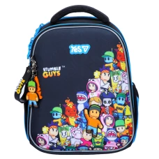 Рюкзак шкільний каркасний YES H-100S Stumble Guys 35х28х15см., 550489
