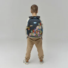 Рюкзак шкільний каркасний YES H-100S Stumble Guys 35х28х15см., 550489