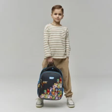 Рюкзак шкільний каркасний YES H-100S Stumble Guys 35х28х15см., 550489