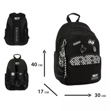 Рюкзак шкільний YES TS-47M Black Cat 40х30х17см., 550306