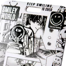 Бейдж-брелок вертикальний YES "Smiley World", слайдер, 940425