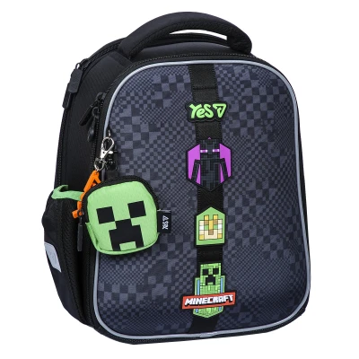 Рюкзак шкільний каркасний YES H-100S Minecraft Adventure 35х28х15см., 550222