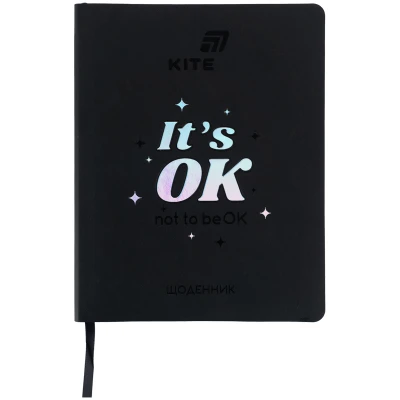 Щоденник шкільний, м'яка обкл. PU, It's OK K26-283-5 Kite