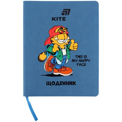 Щоденник шкільний, м'яка обкл. PU, Garfield GF26-283 Kite