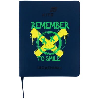 Щоденник шкільний, м'яка обкл. PU, Remember K26-283-3 Kite