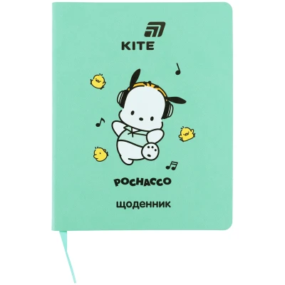 Щоденник шкільний, мяка обкл. PU, Pochacco PC26-283