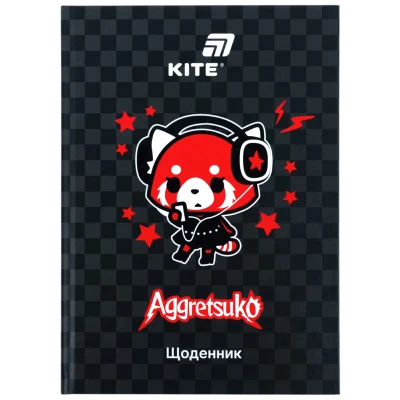 Щоденник шкільний, тверда обкл, Aggretsuko AR26-262 Kite