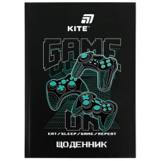 Щоденник шкільний, тверда обкл, Game on K26-283-6 Kite