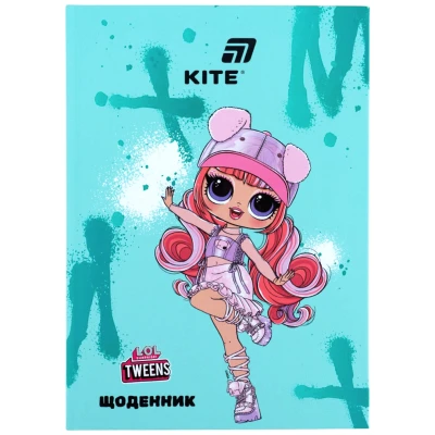 Щоденник шкільний, тверда обкл, LOL LO26-262 Kite