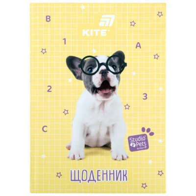 Щоденник шкільний, тверда обкл, Studio Pets SP26-262-1 Kite