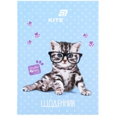 Щоденник шкільний, тверда обкл, Studio Pets SP26-262-2 Kite