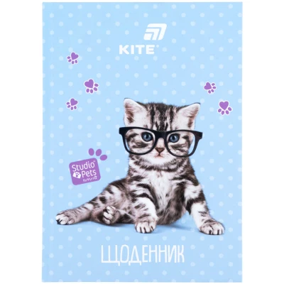 Щоденник шкільний, тверда обкл, Studio Pets SP26-262-2 Kite