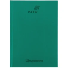 Щоденник шкільний, тверда обкл, зелений, K26-262-13 Kite