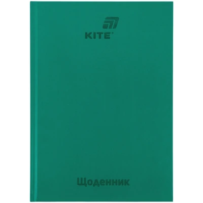 Щоденник шкільний, тверда обкл, зелений, K26-262-13 Kite