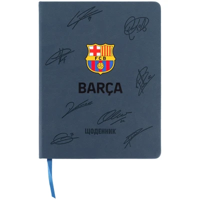 Щоденник шкільний, тверда обкл. PU, FC Barcelona BC26-264 Kite