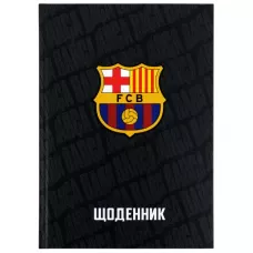 Щоденник шкільний, тверда обкл, FC Barcelona BC26-262 Kite