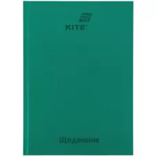 Щоденник шкільний, тверда обкл, зелений, K26-262-13 Kite
