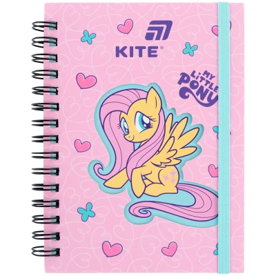 Блокнот вирубка, спіраль, на резинку, А6, 80арк., кліт, My Little Pony LP26-229 Kite