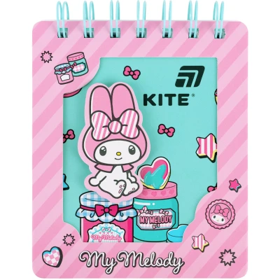 Блокнот вирубка, спіраль., 80 арк, кліт, My Melody HK26-276-2 Kite